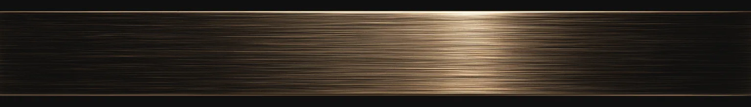 Close-up of a brushed metal surface with a fine horizontal grain.